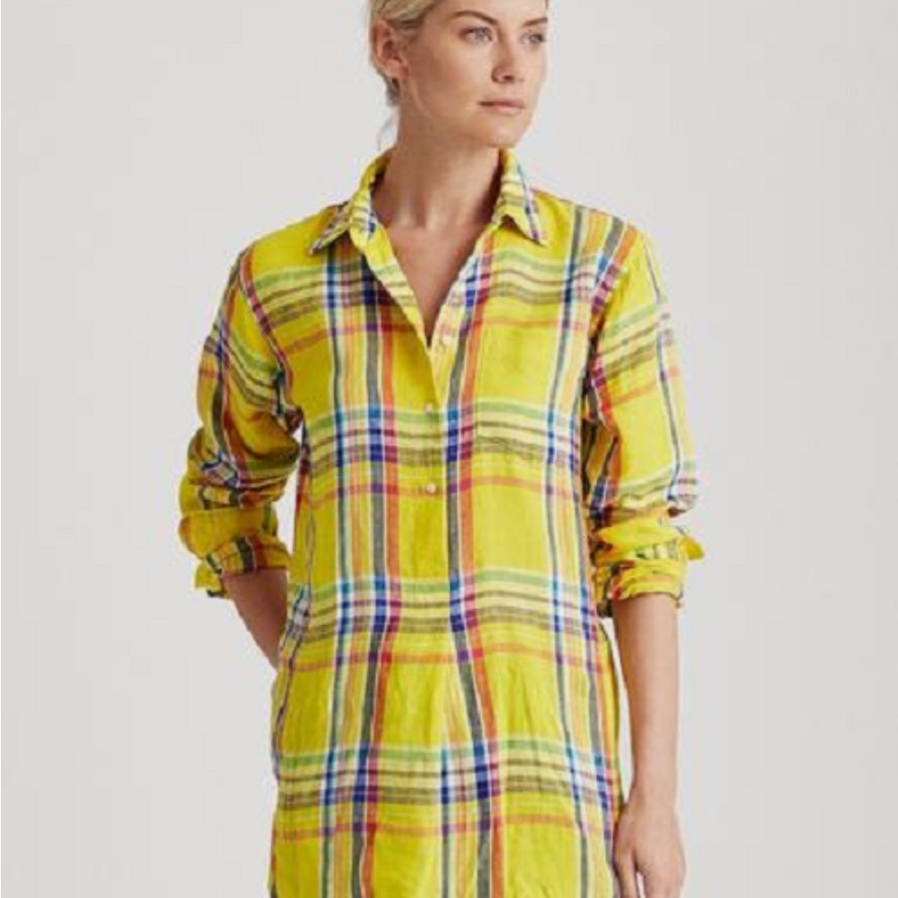 Ralph Lauren Yellow Linen Shirt
